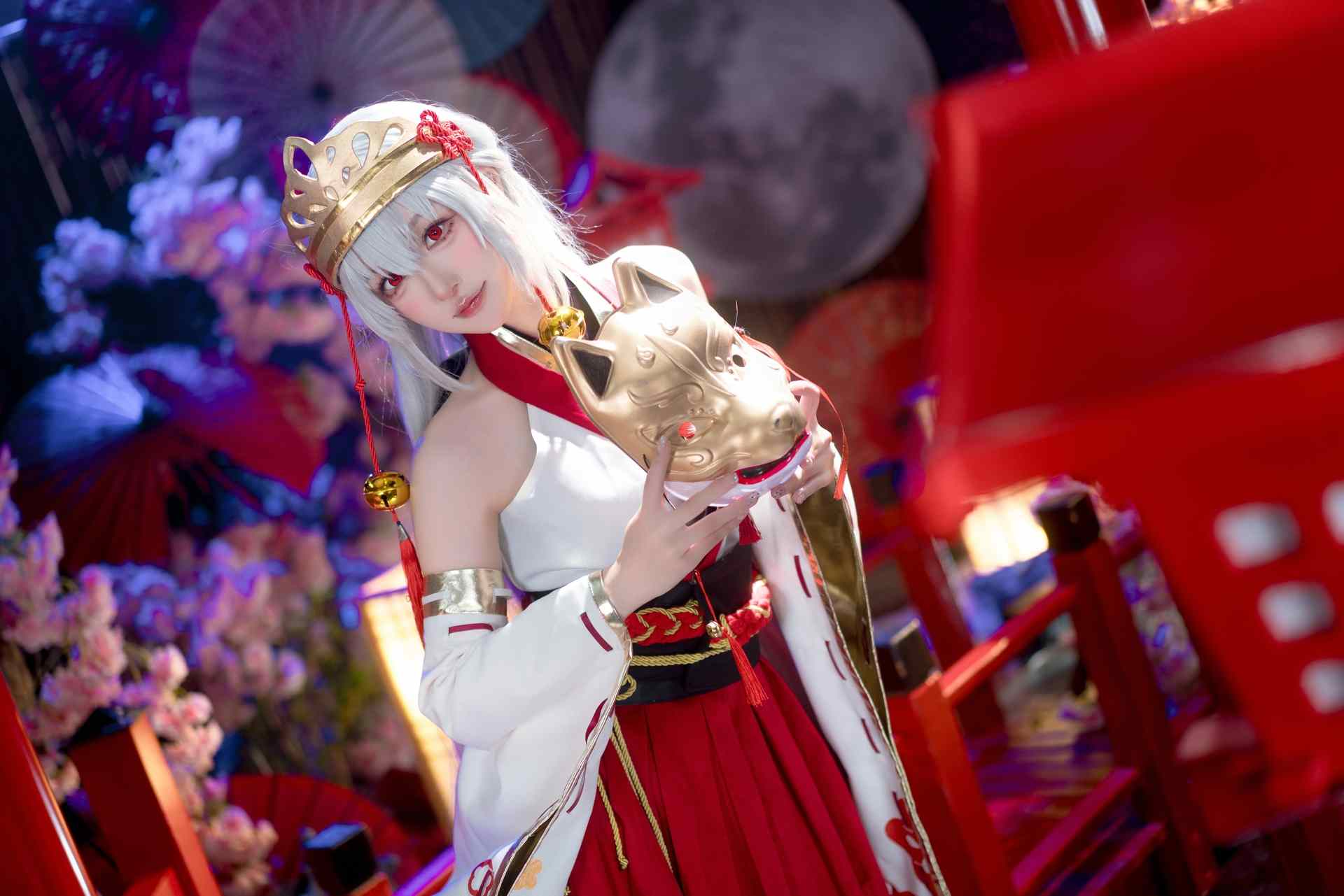阿包也是兔娘巫女浴池