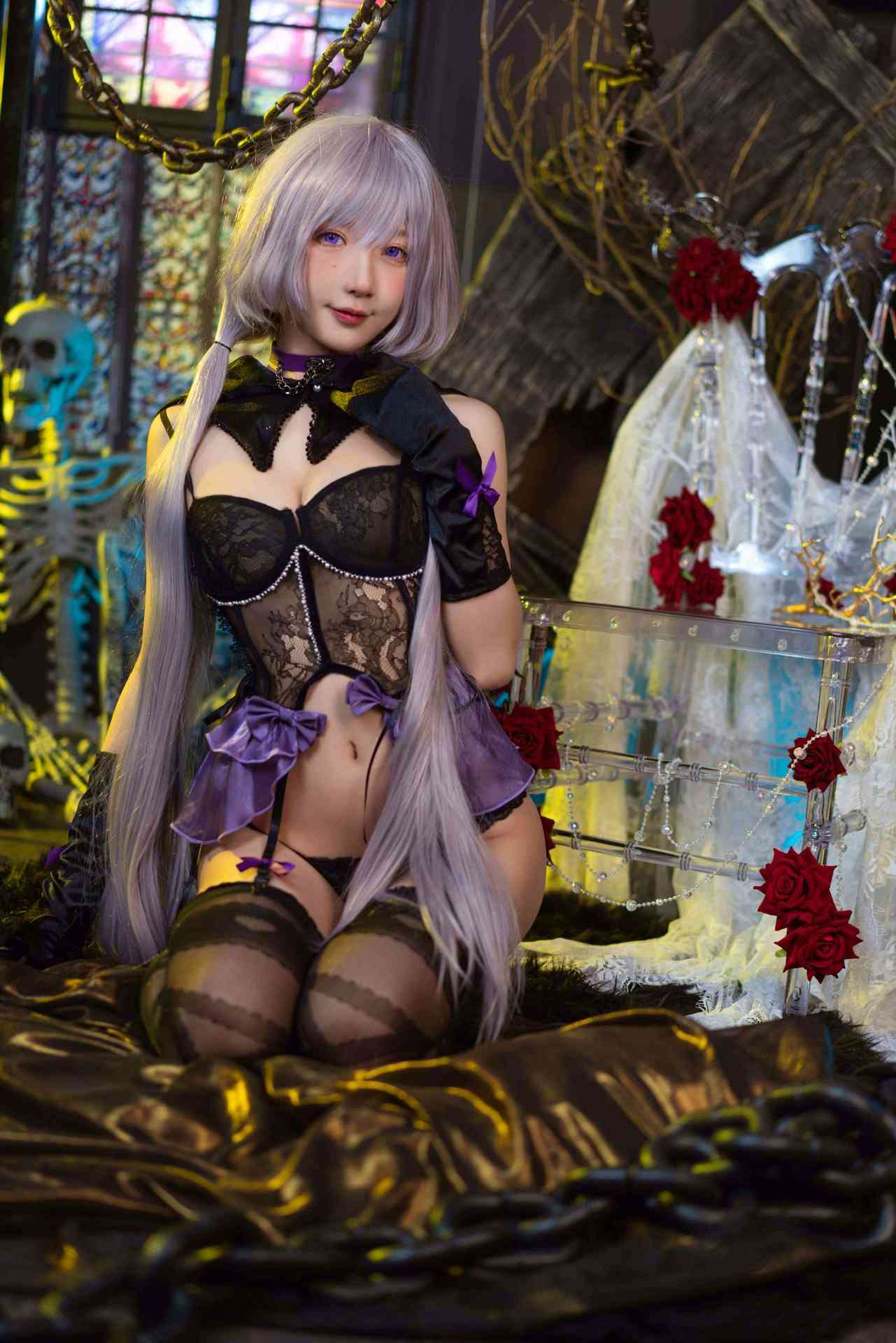 NO.085阿包也是兔娘午夜瞌睡魔女作品美图【40P】-可宝主