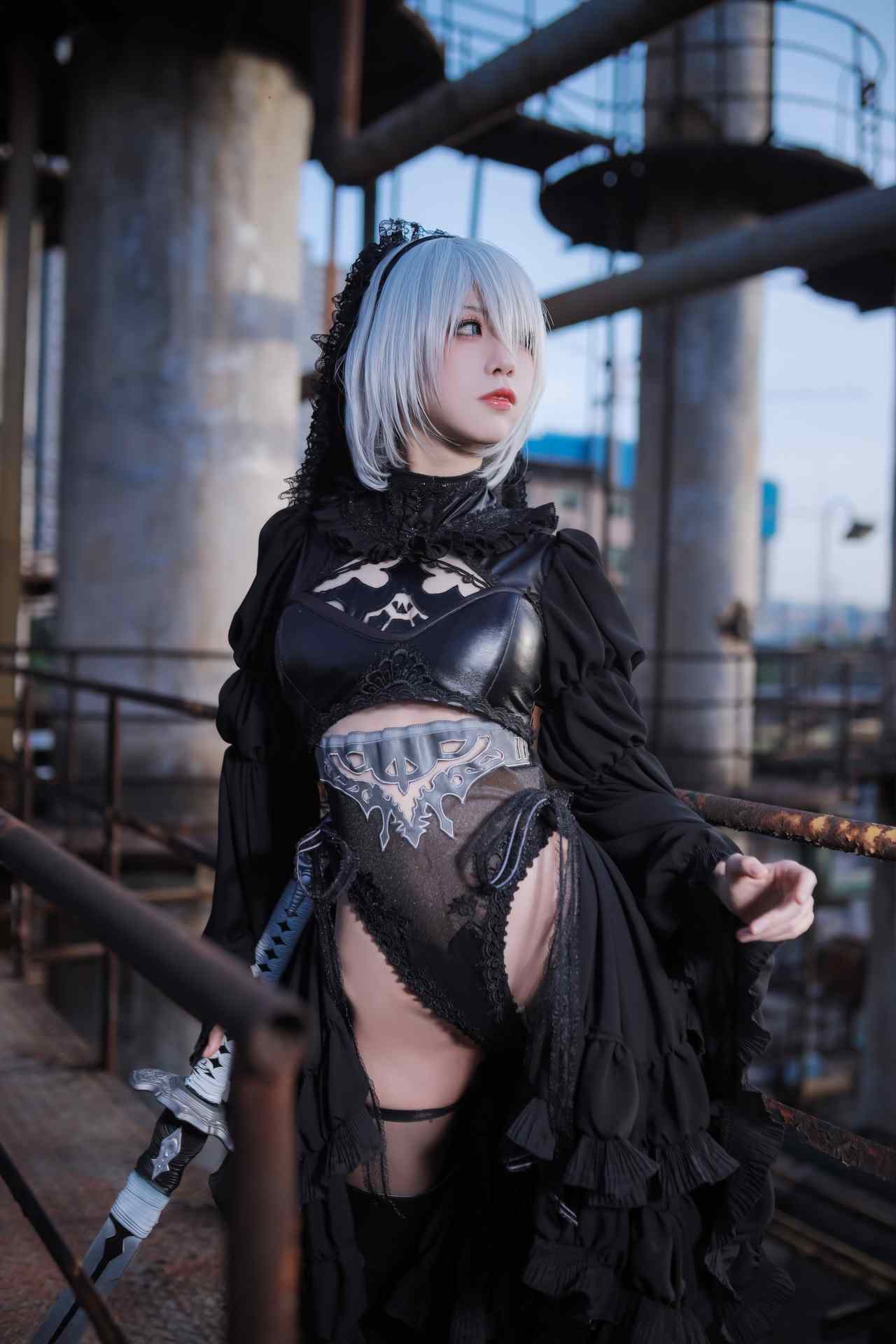 水淼aqua黑白2B