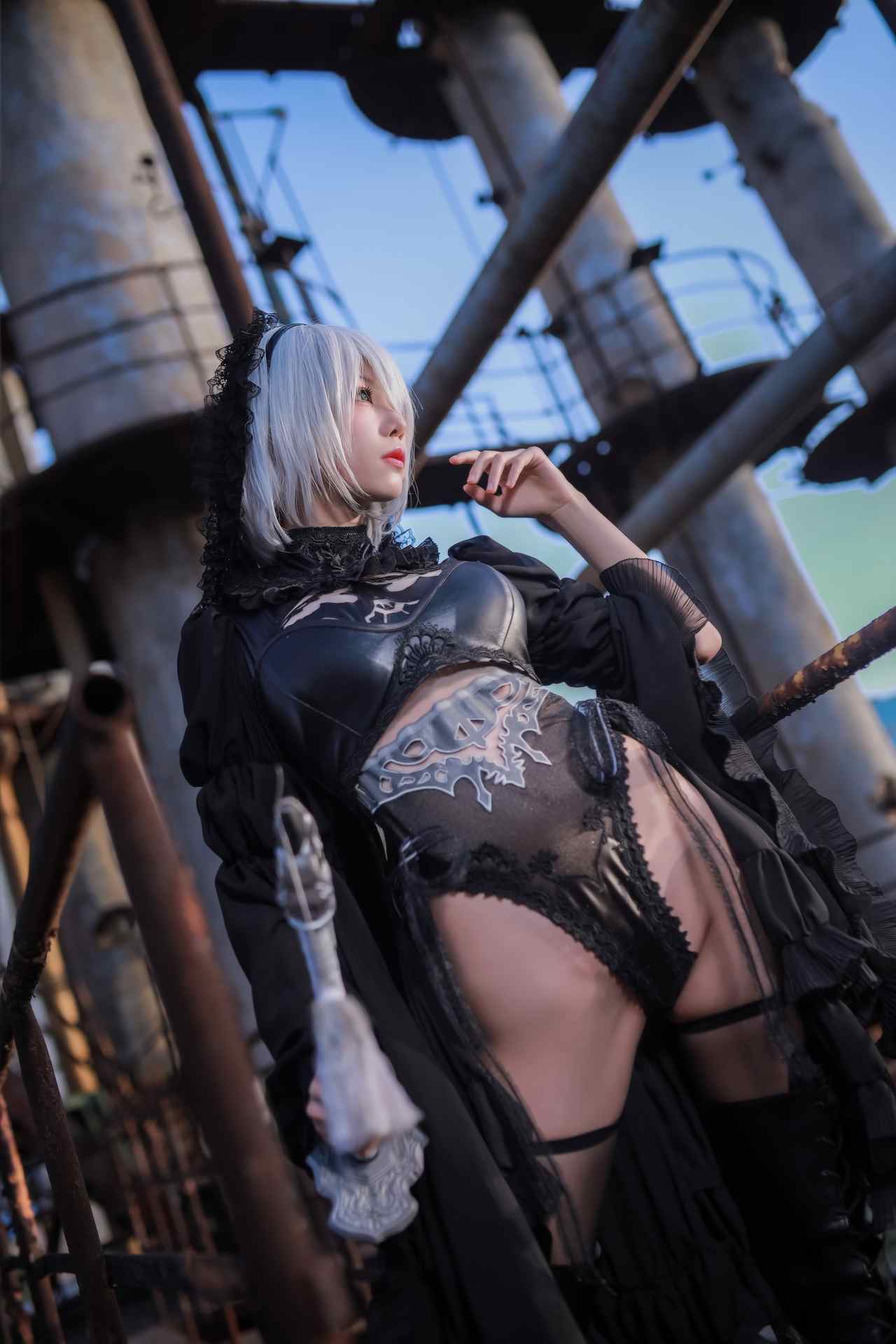 水淼aqua黑白2B