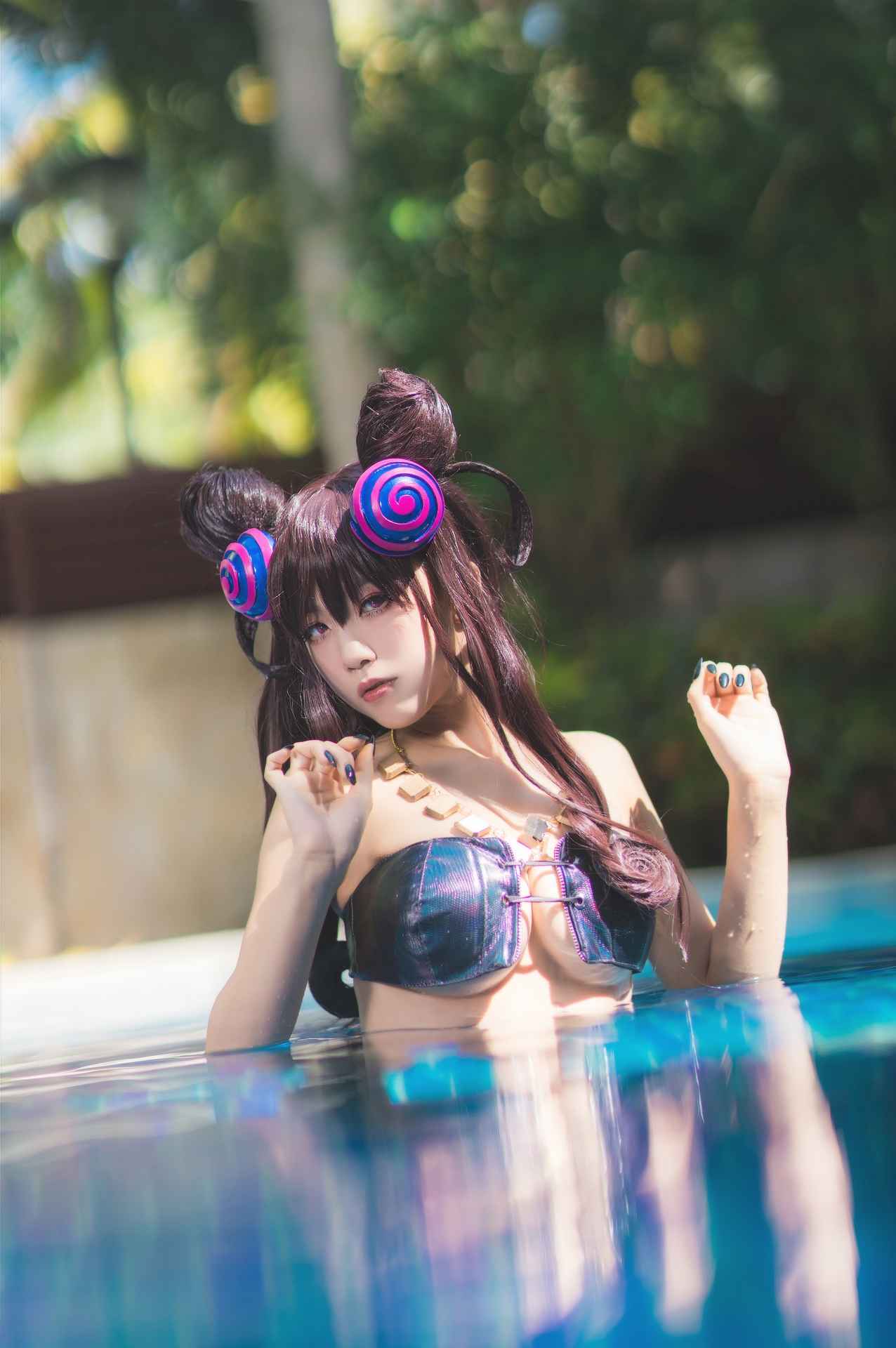 水淼aqua紫式部泳
