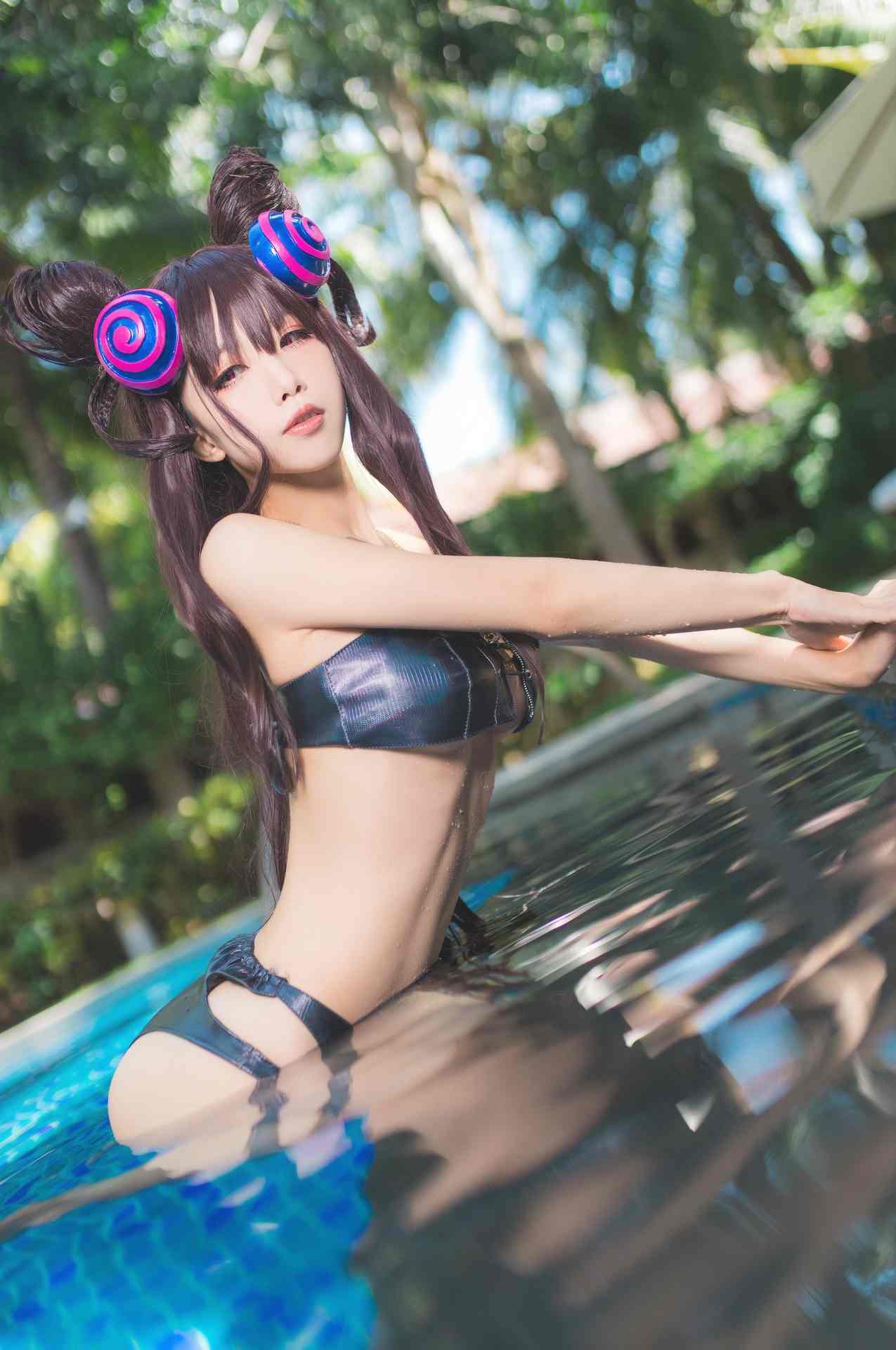 水淼aqua紫式部泳