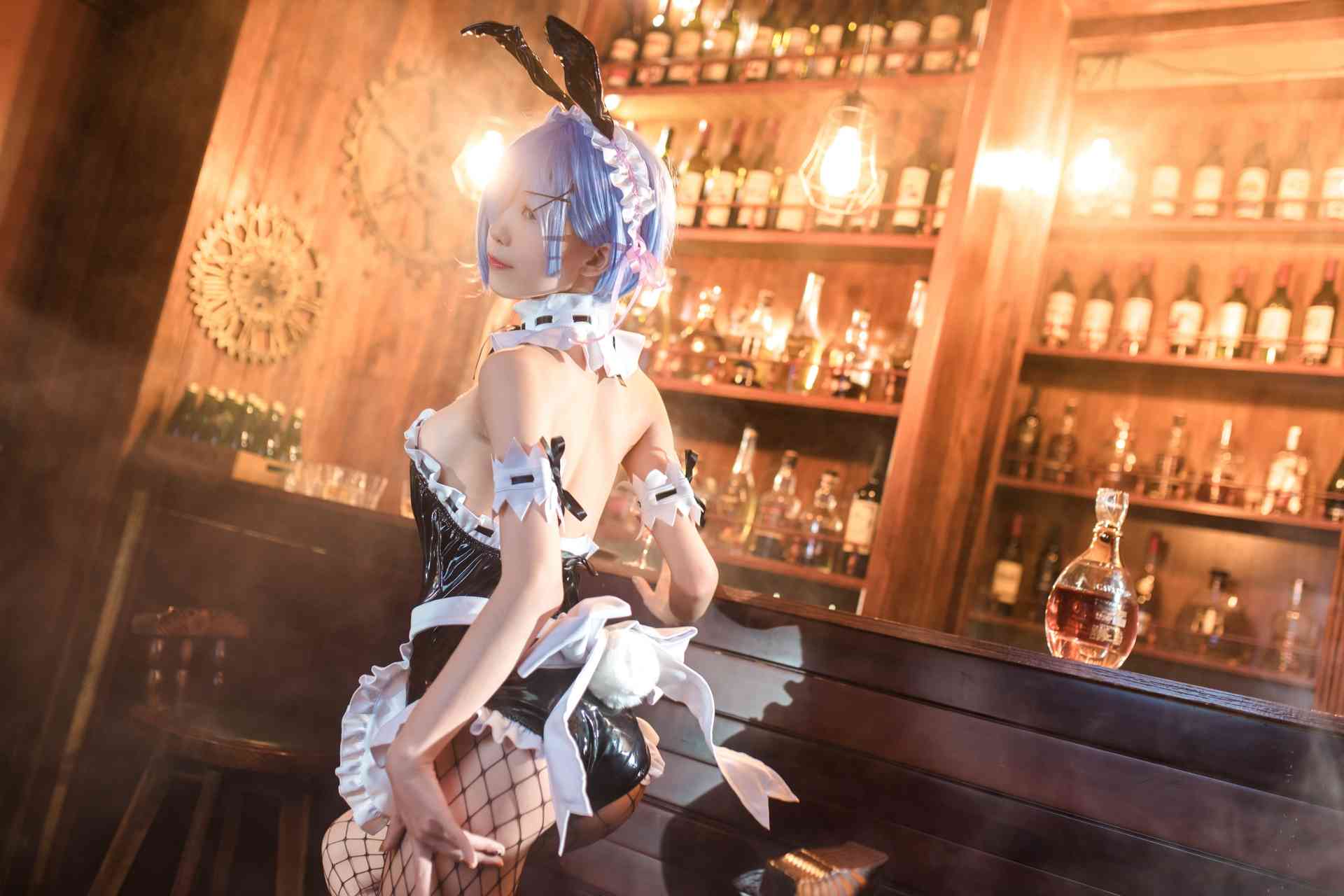 水淼aqua蕾姆 兔女郎