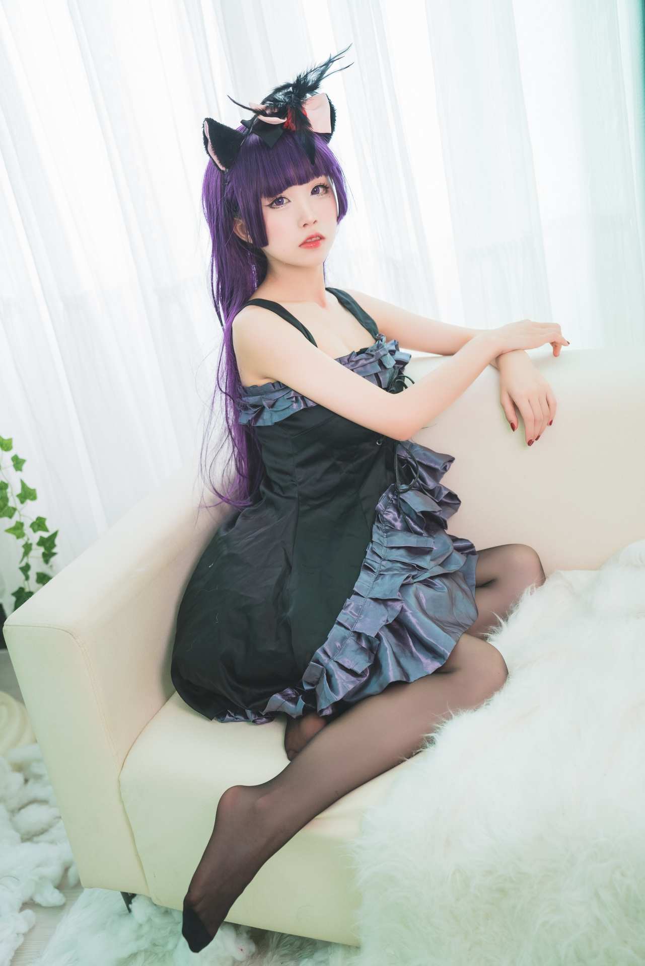 NO.059水淼aqua黑猫冷门小礼服【9P】-可宝主