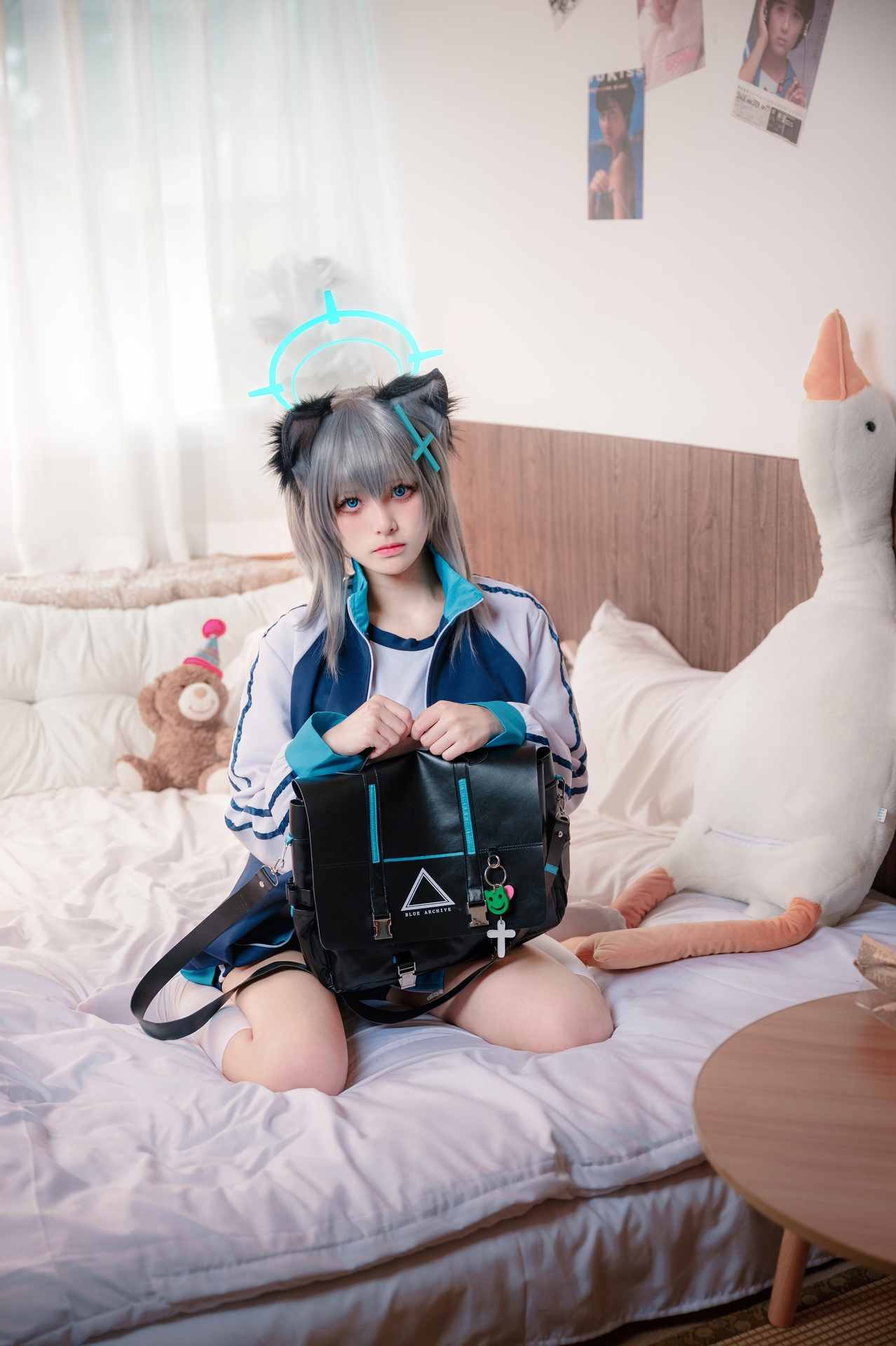 九柒喵体操服白子