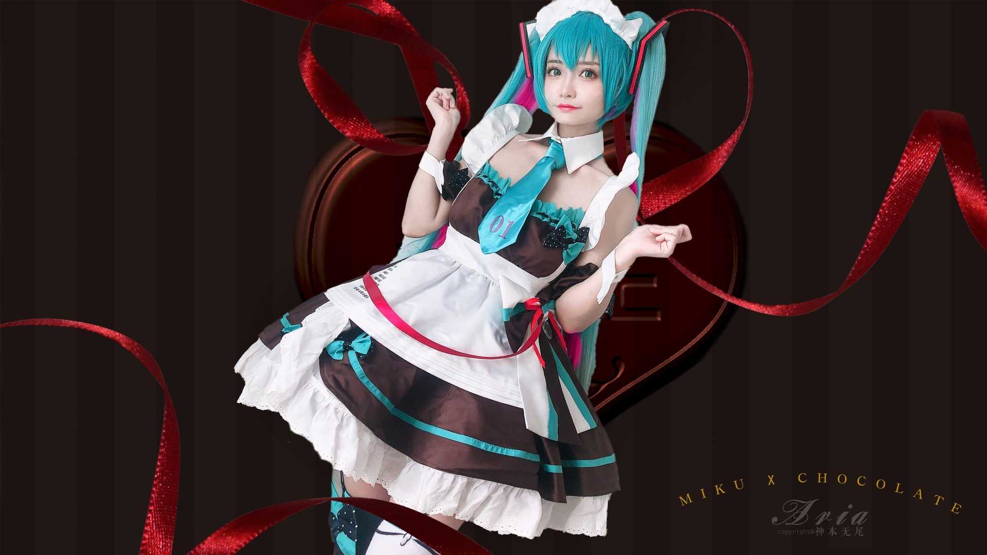神本无尾初音未来 巧克力女仆