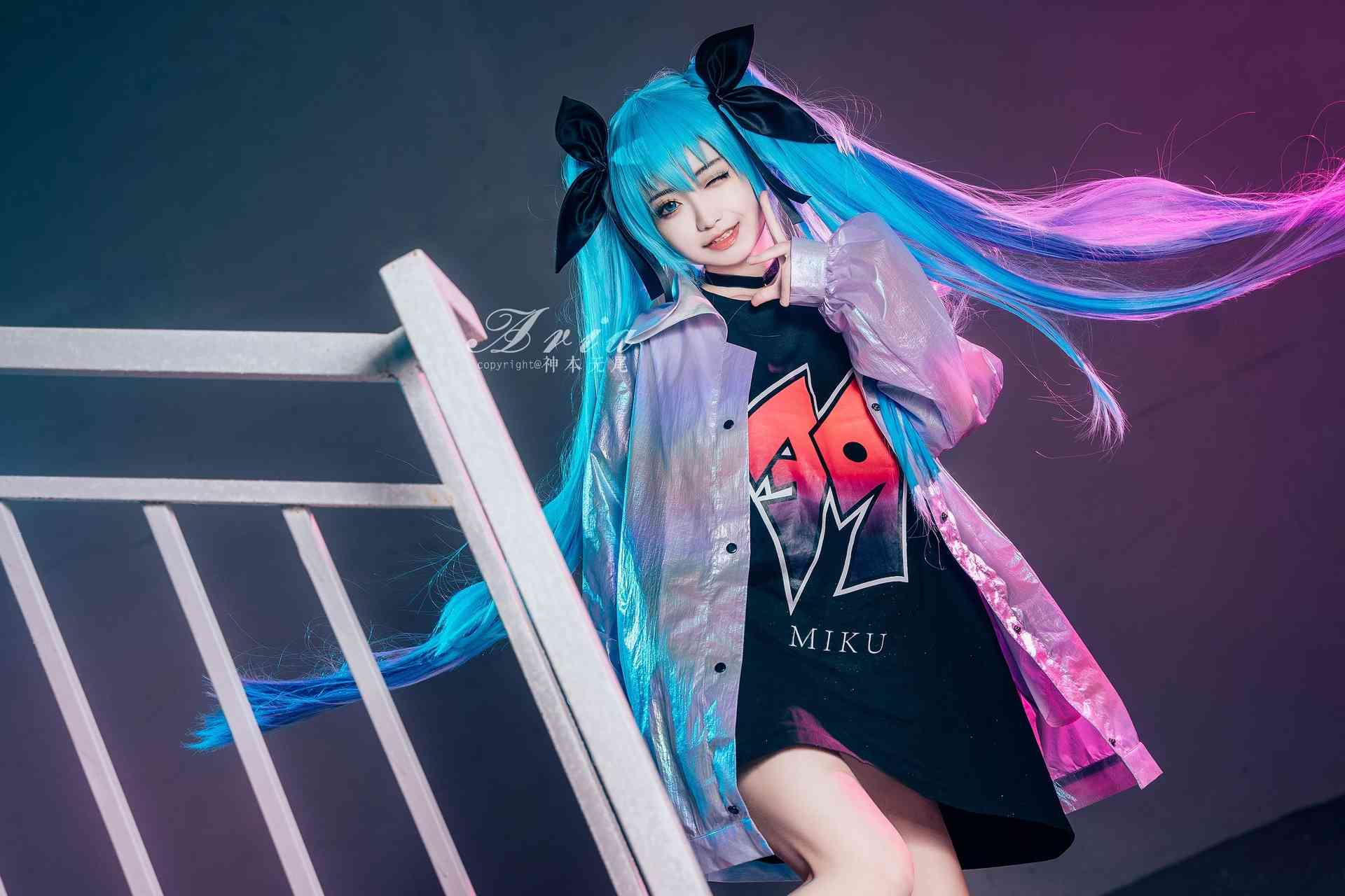 NO.008神本无尾初音未来COS MIKU精彩写真【12P】-可宝主