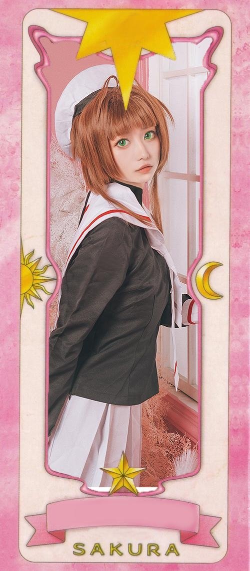 NO.014神本无尾魔卡少女樱木之本樱视觉盛宴【14P】-可宝主