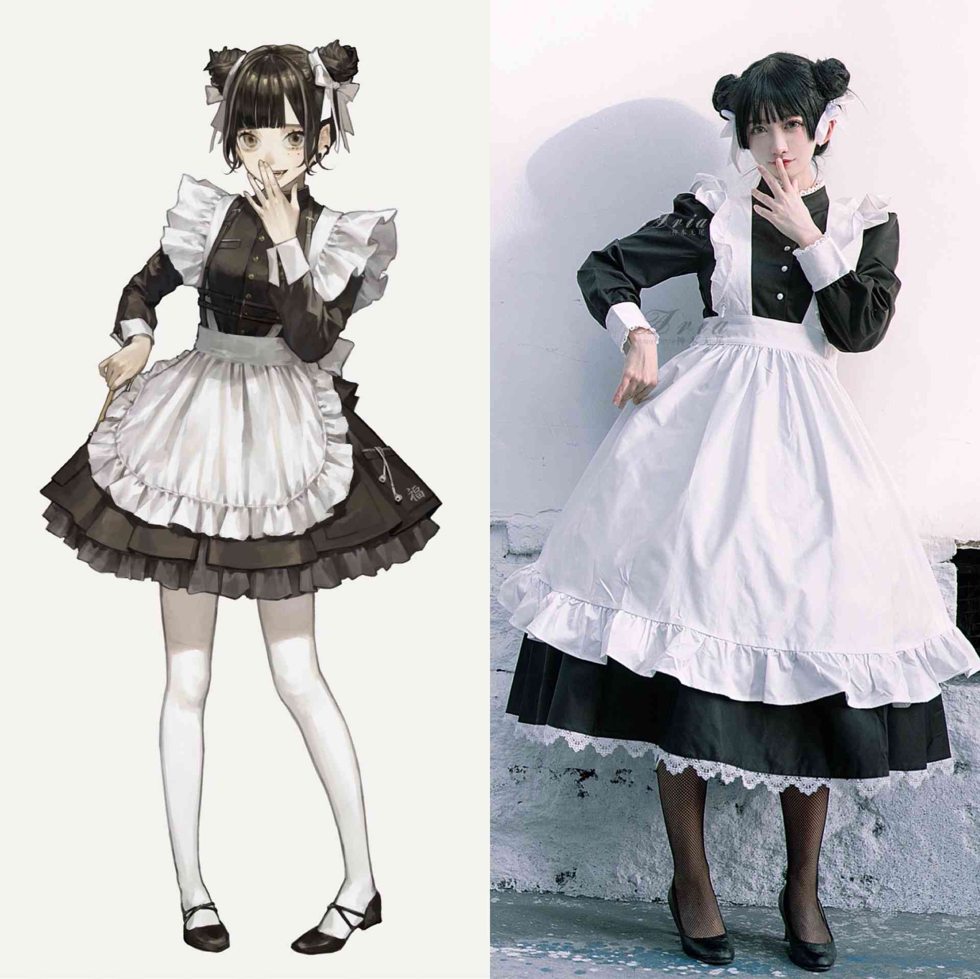 神本无尾小恶魔型的可爱女仆