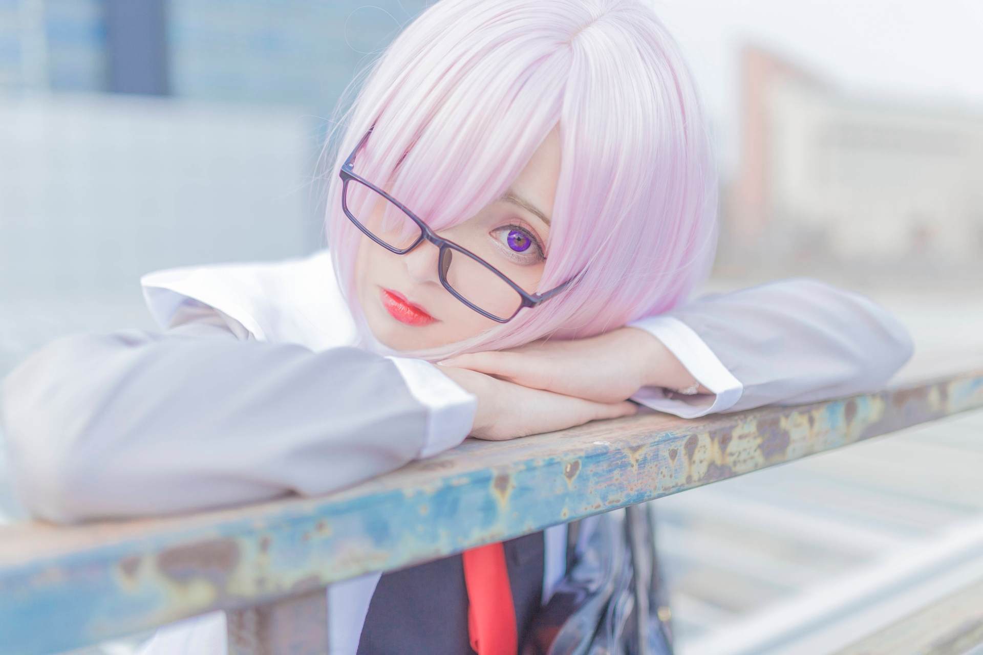斯文文文文AIEGRAND ORDER阻玛修基列菜待制服JK