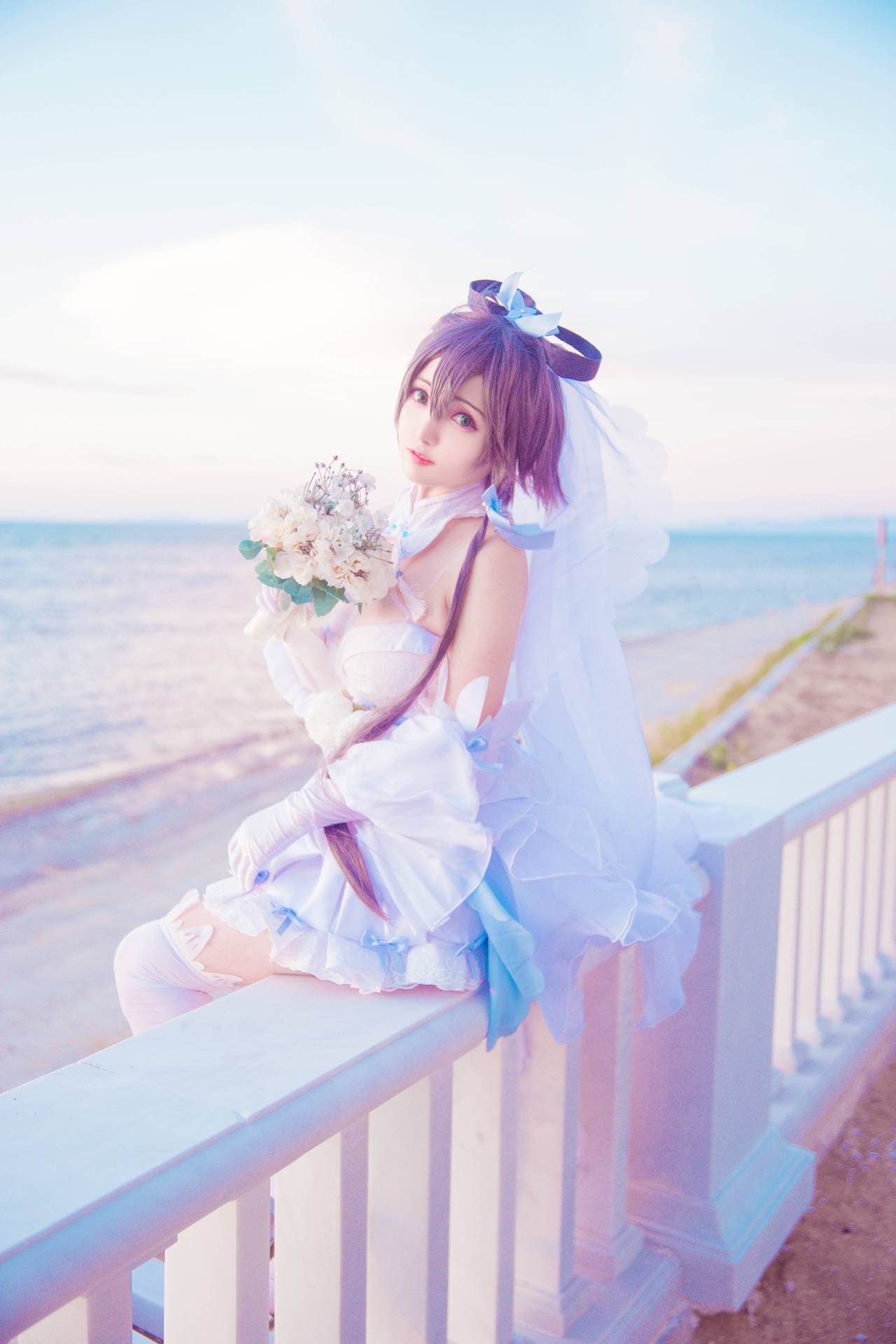 斯文文文文VOCALOIDCOS洛天依御姐美如画花嫁