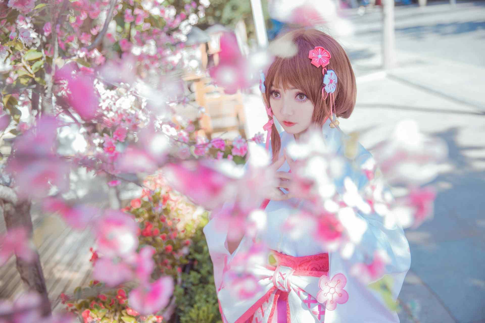 斯文文文文丽日御茶子姐美如画和服