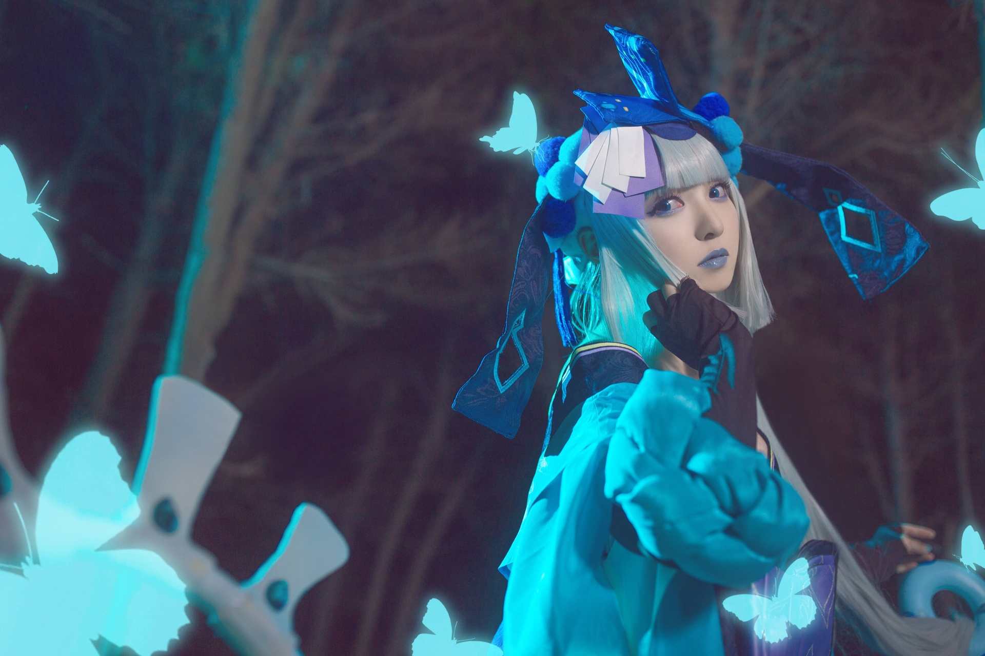 NO.081斯文文文文阴阳师手游古风游戏青行灯【9P】