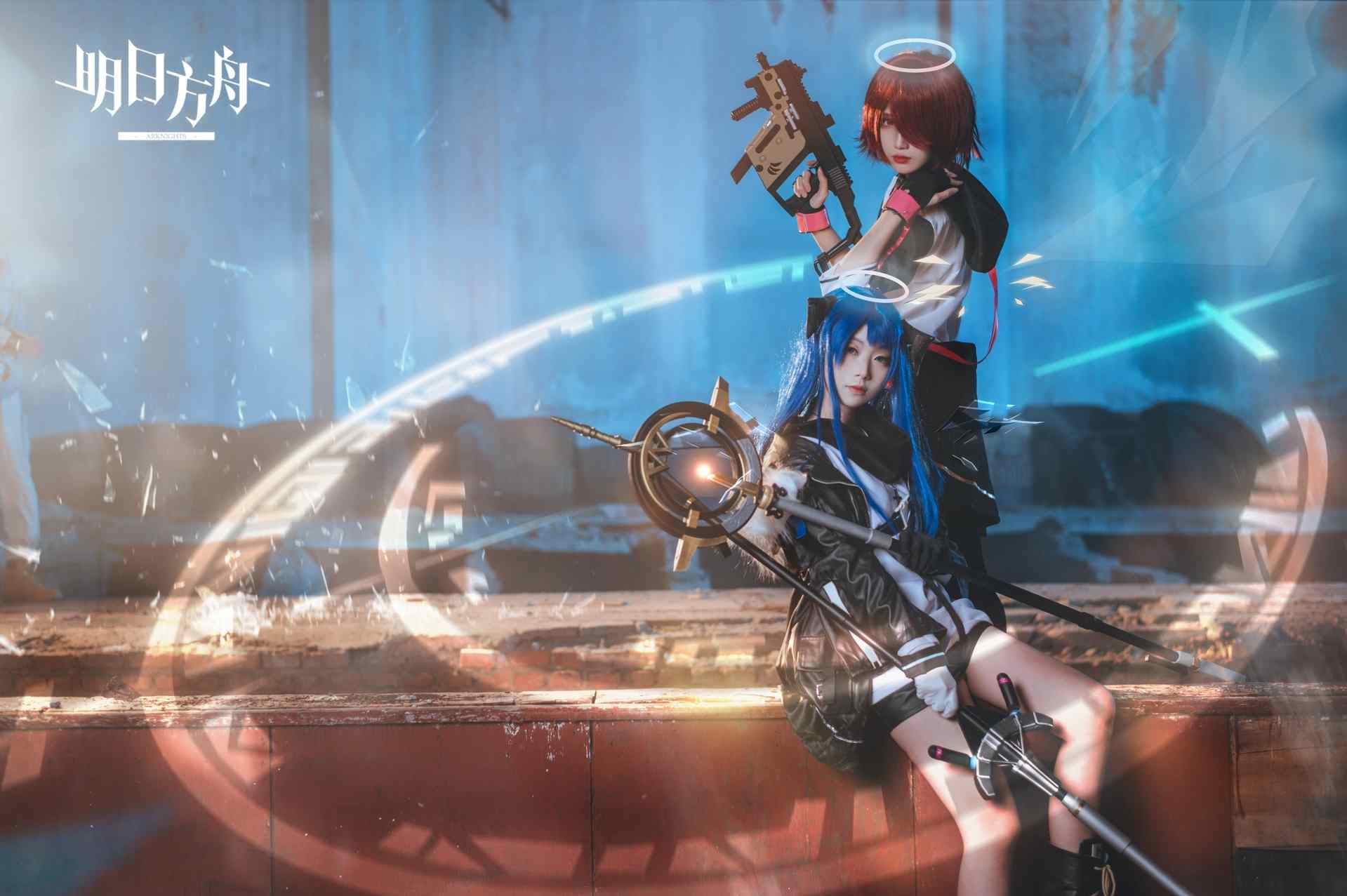 妖君白研明日方舟COS美少女 COSER兽耳阿米娅