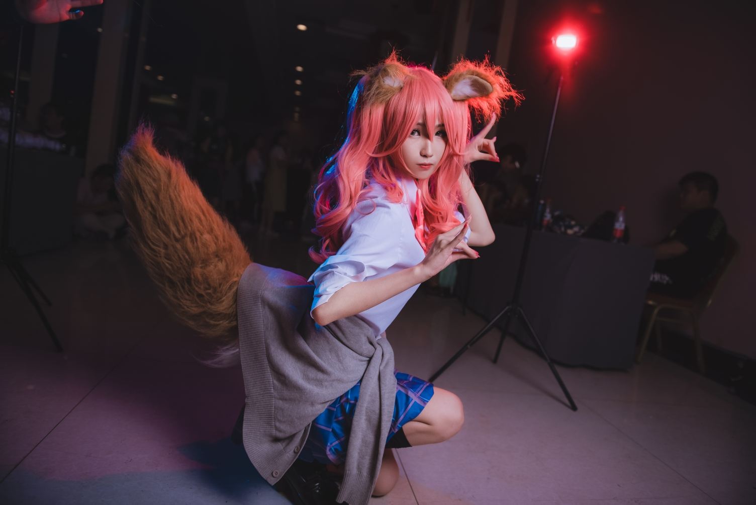 妖君白研FATE GRAND ORDER COS FGO漫展场照斯卡哈