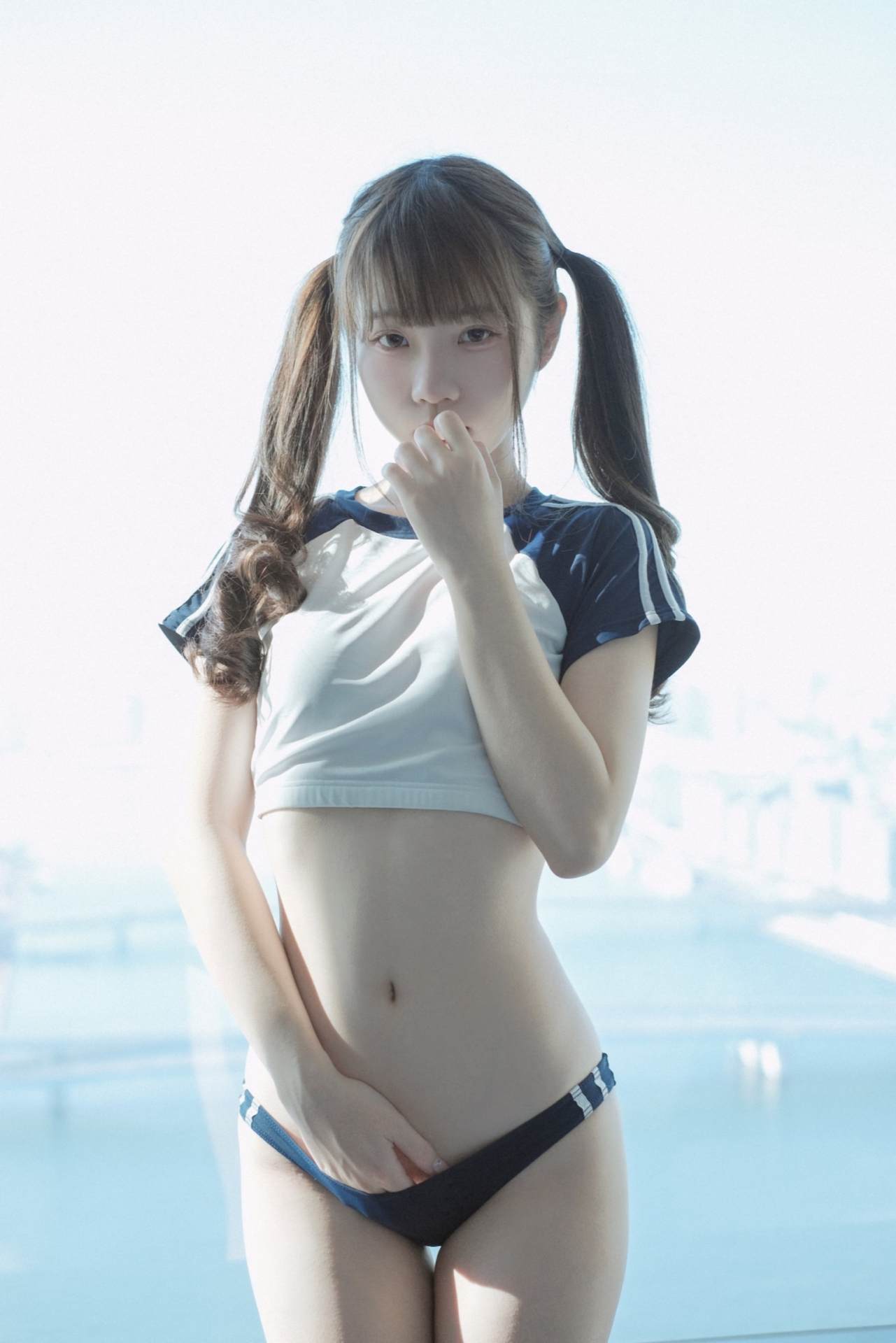 可可小白兔礼物体操服少女