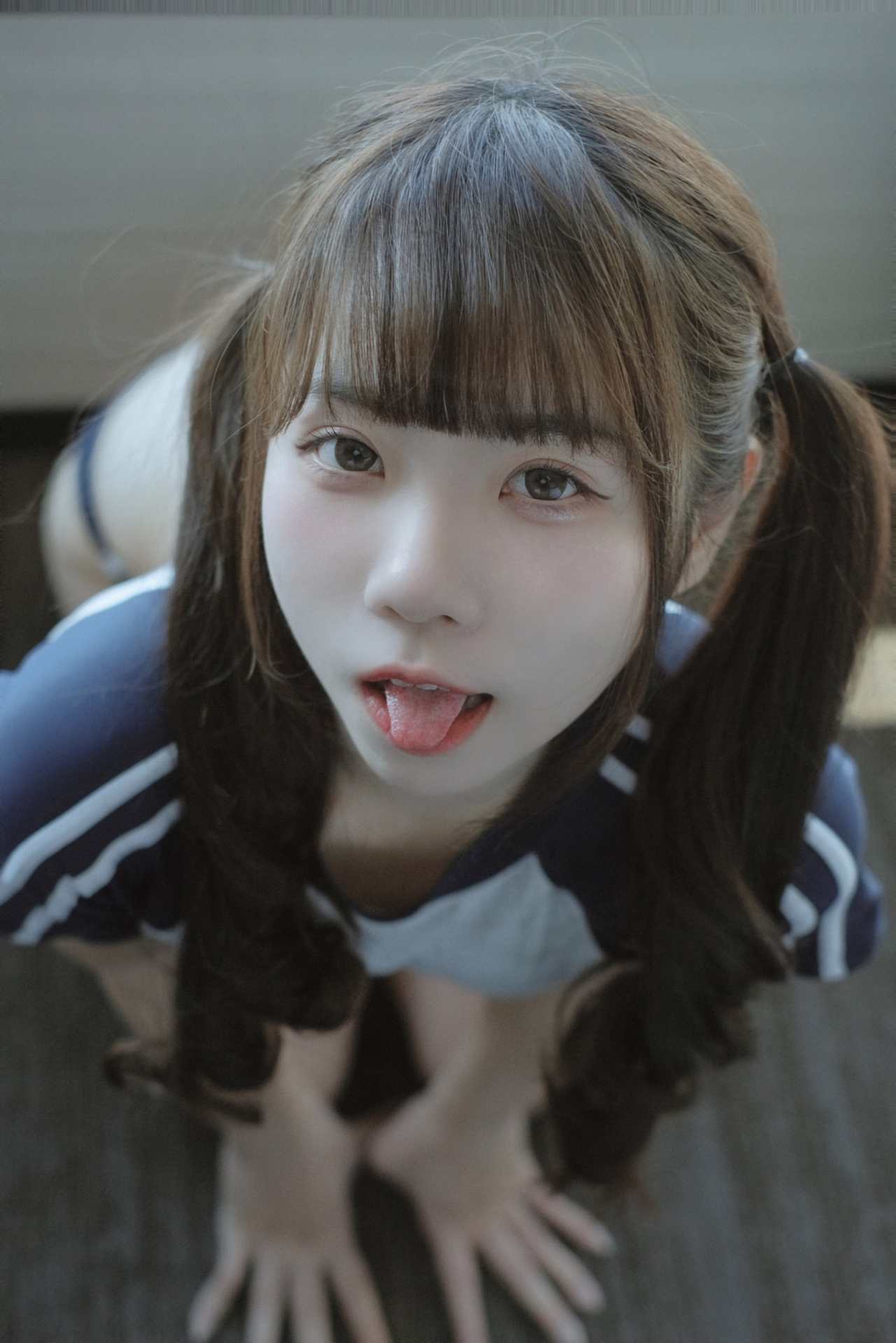 可可小白兔礼物体操服少女