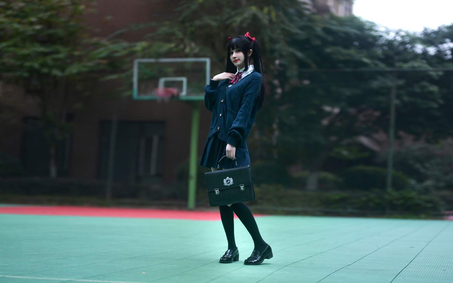 鹿八岁少女的悸动XJK双马尾