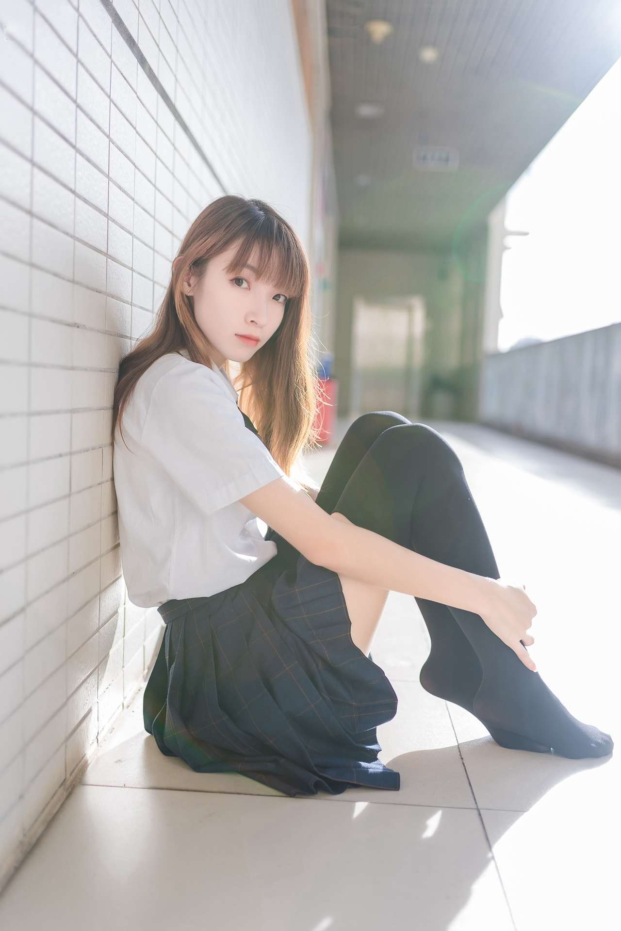 NO.070风之领域午后阳光下的黑丝学妹【47P】-可宝主