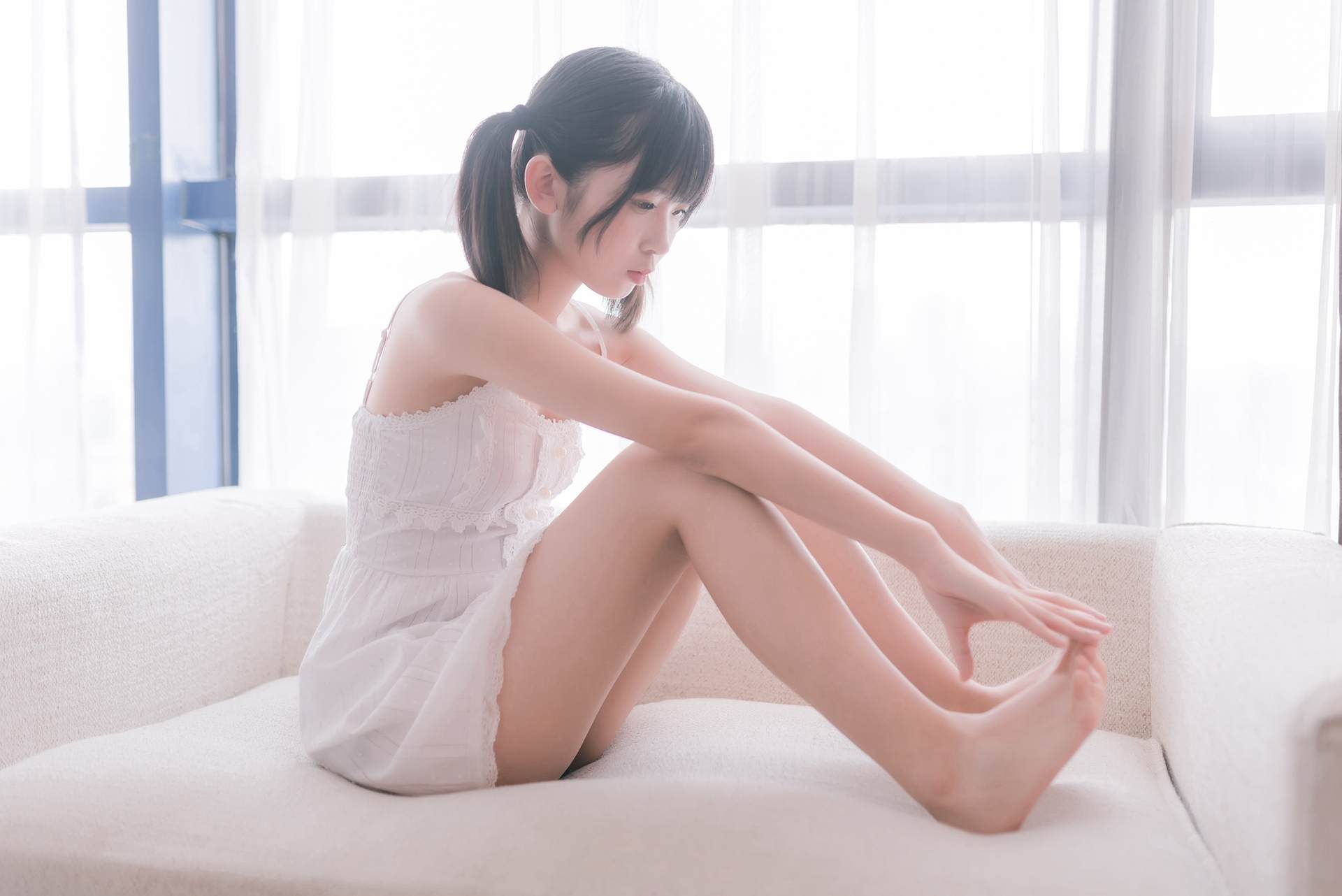 NO.082风之领域白色的睡衣裙作品欣赏【47P】