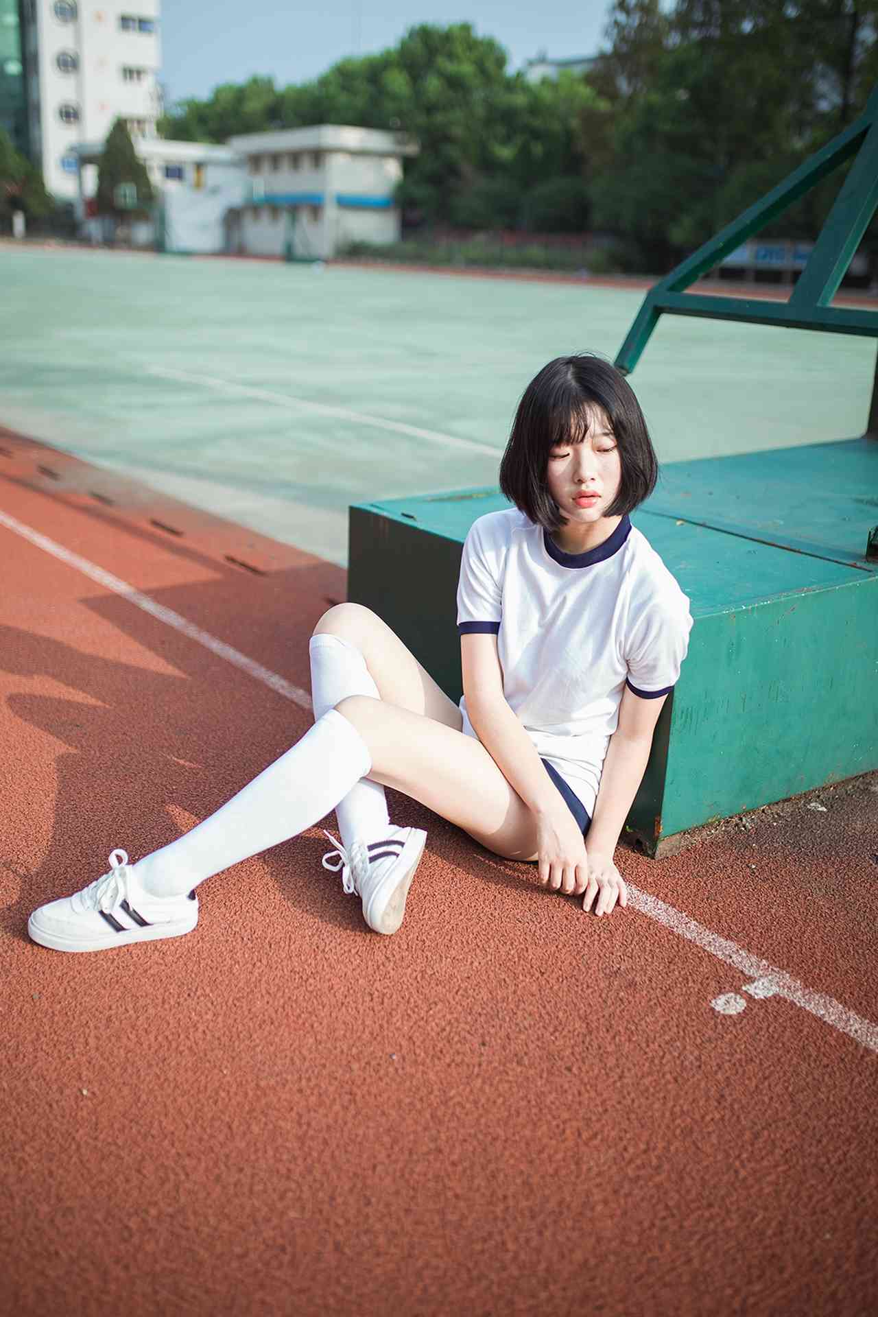 NO.091风之领域操场上的体操服【40P】-可宝主