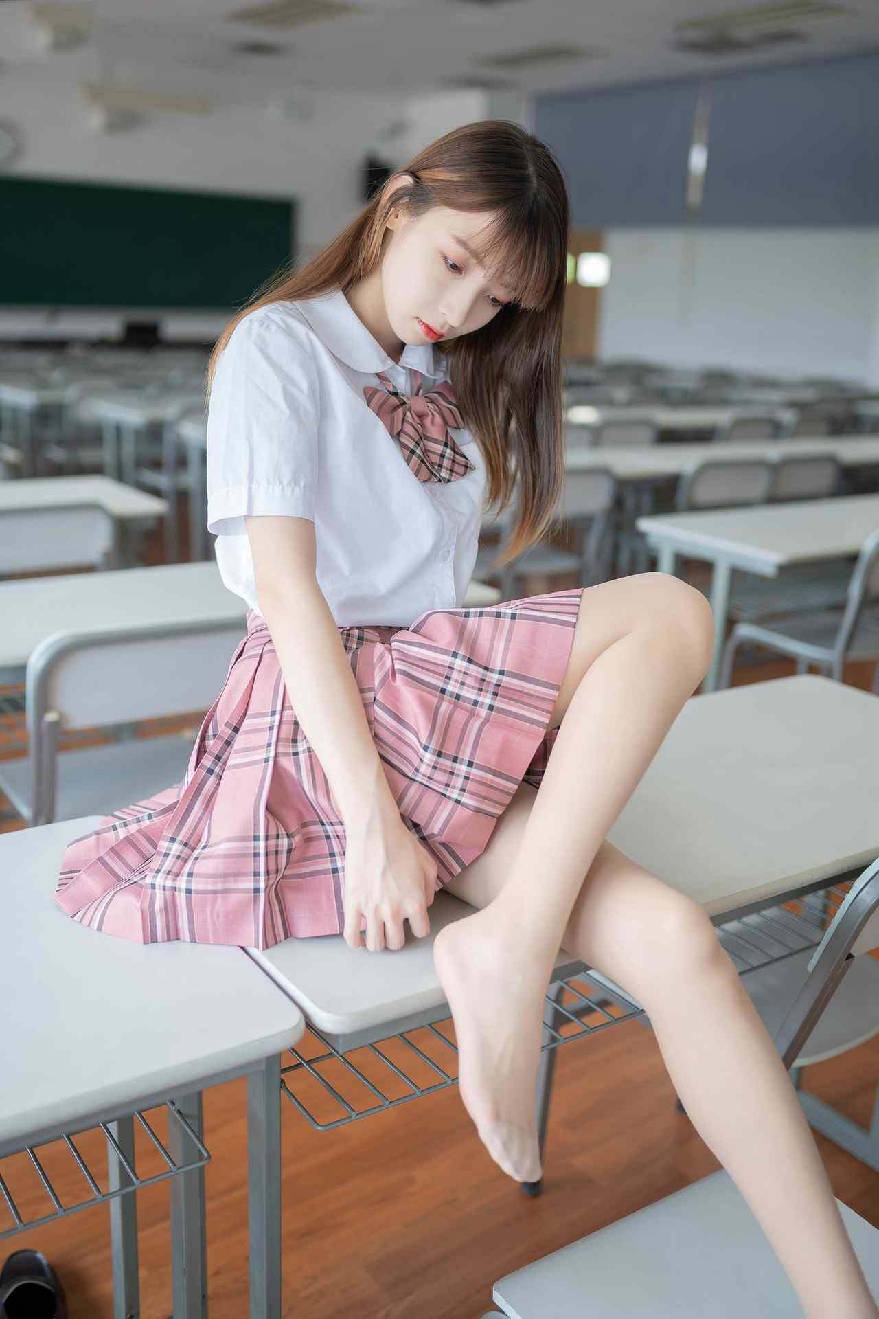 NO.107风之领域JK学妹风情百褶裙惊艳展示【49P】-可宝主