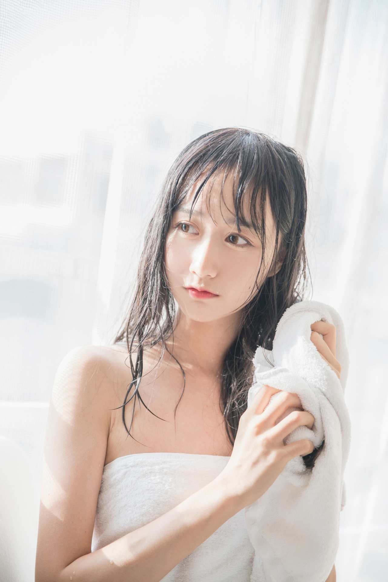 NO.137风之领域浴巾女友作品集【57P】-可宝主