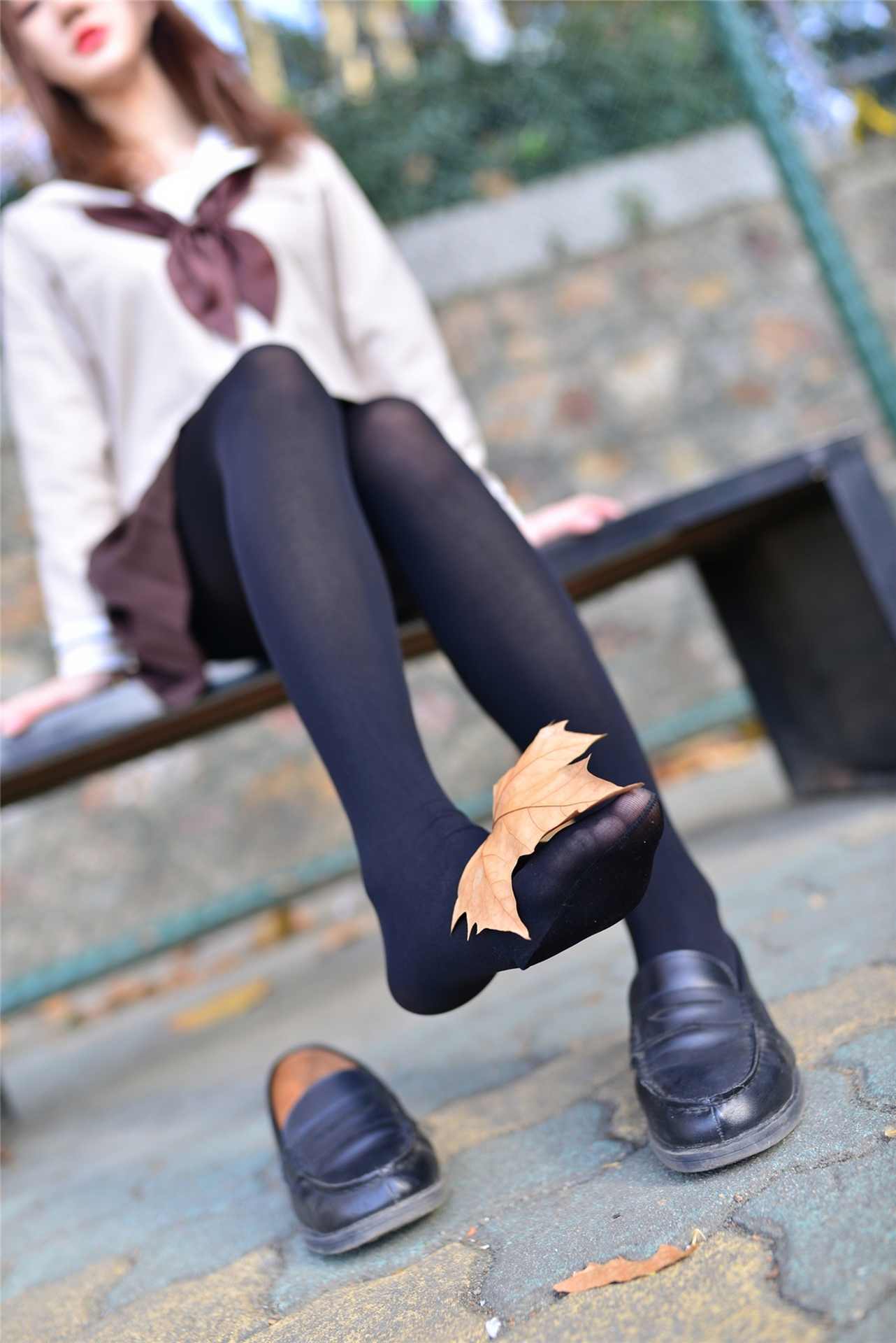 NO.161风之领域校园里的黑丝学妹共32P美图-可宝主