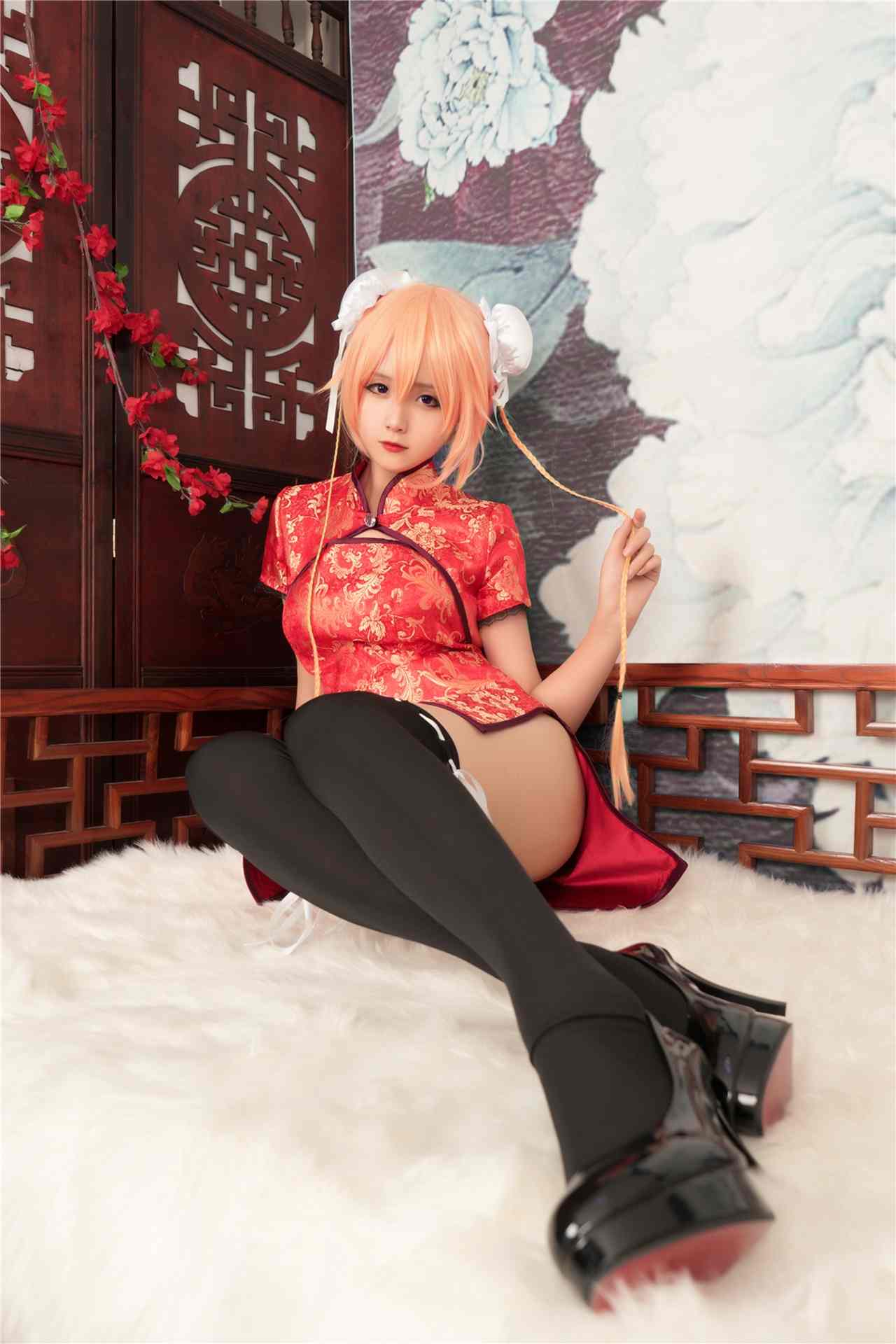 NO.180风之领域旗袍下的黑丝【40P】-可宝主