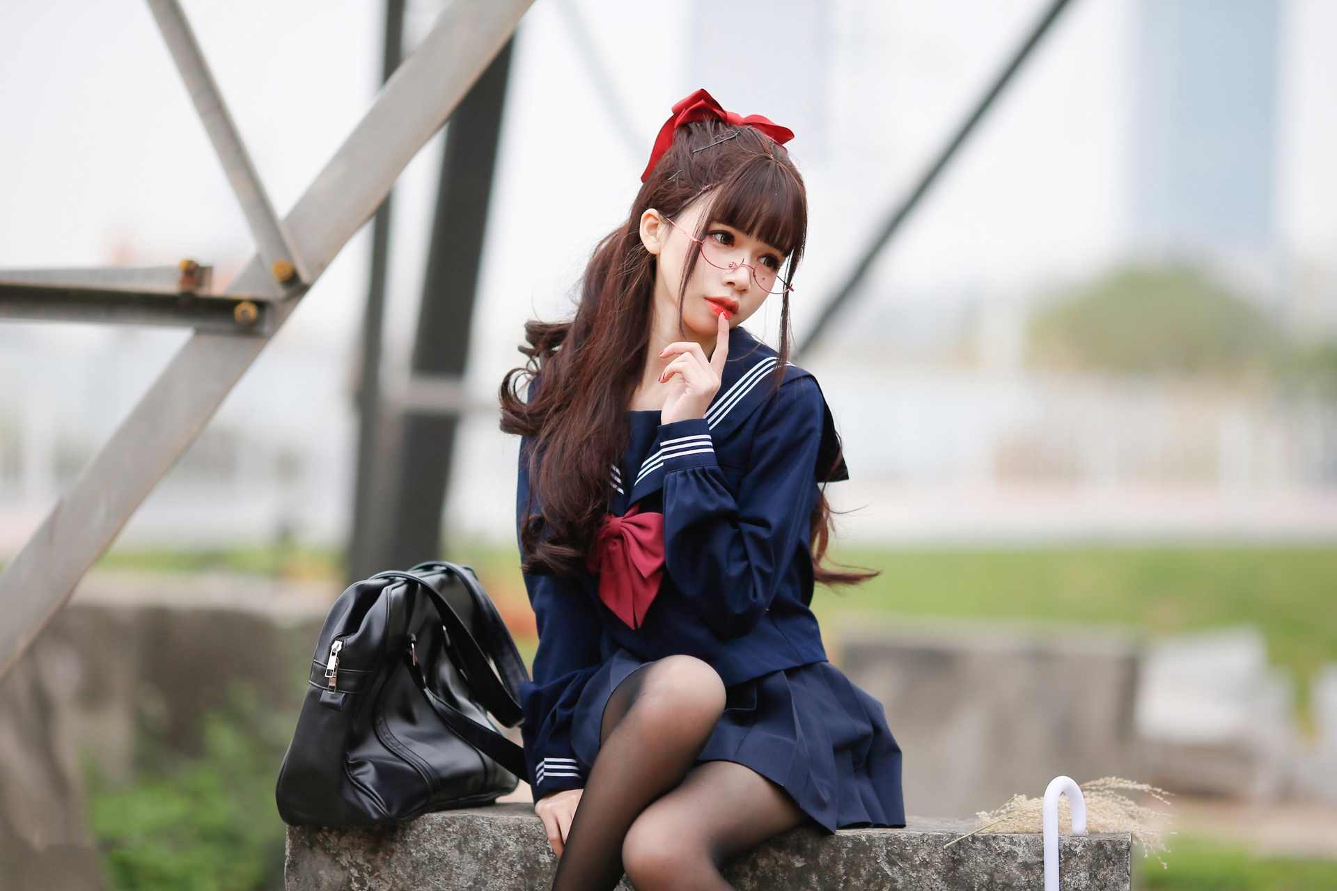风之领域JK制服少女