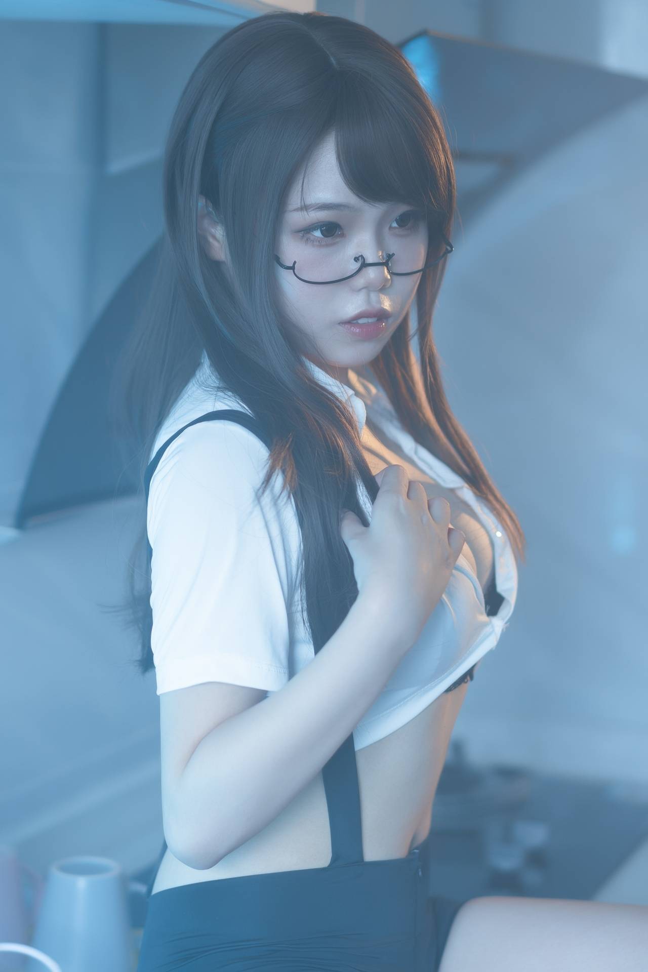 NO.006七月喵子眼镜娘1号魅力写真【21P】-可宝主
