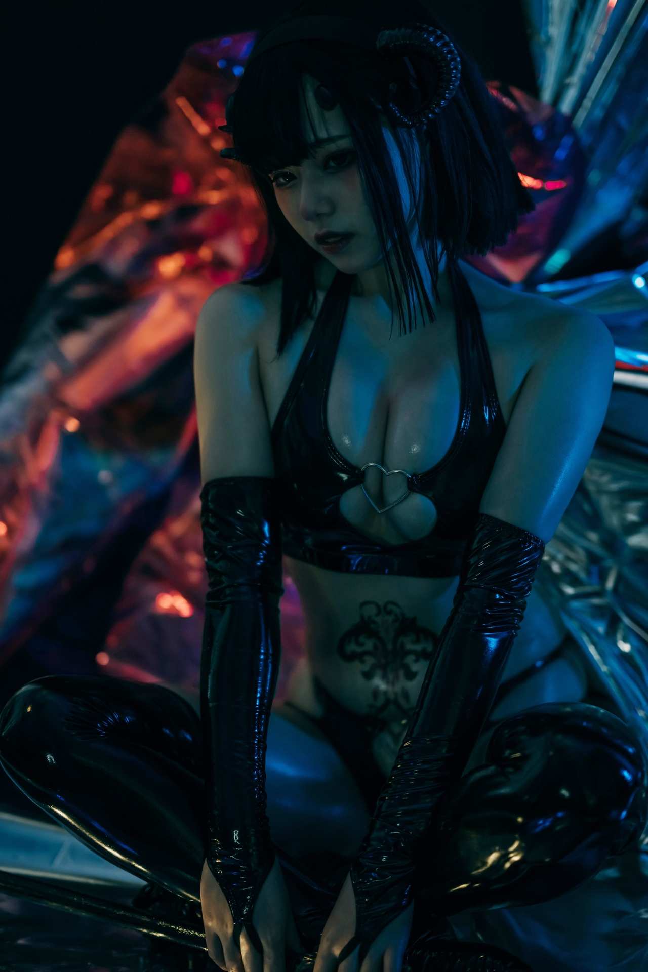 NO.018七月喵子小恶魔精彩图片【28P】-可宝主