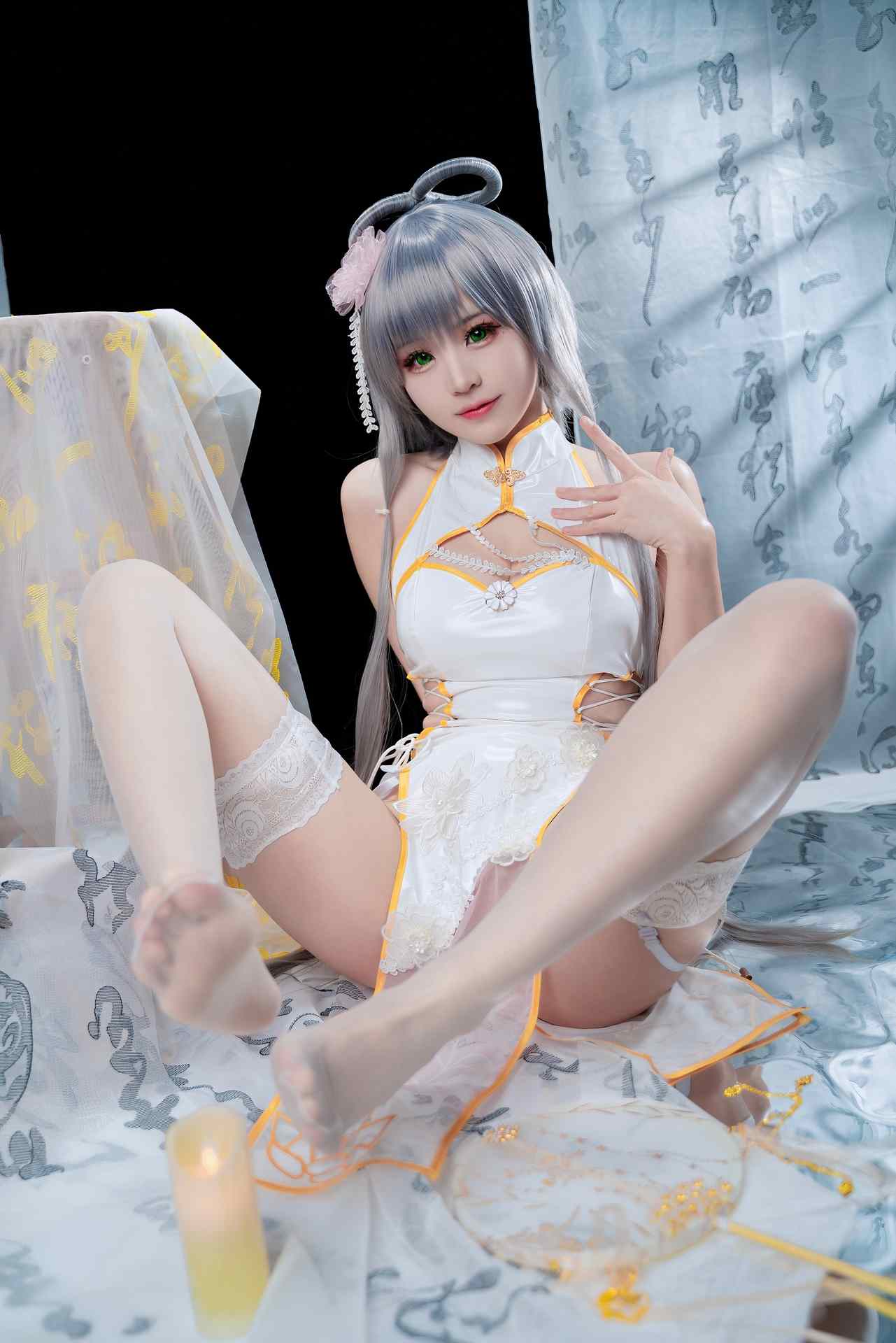 miko酱ww洛天依旗袍