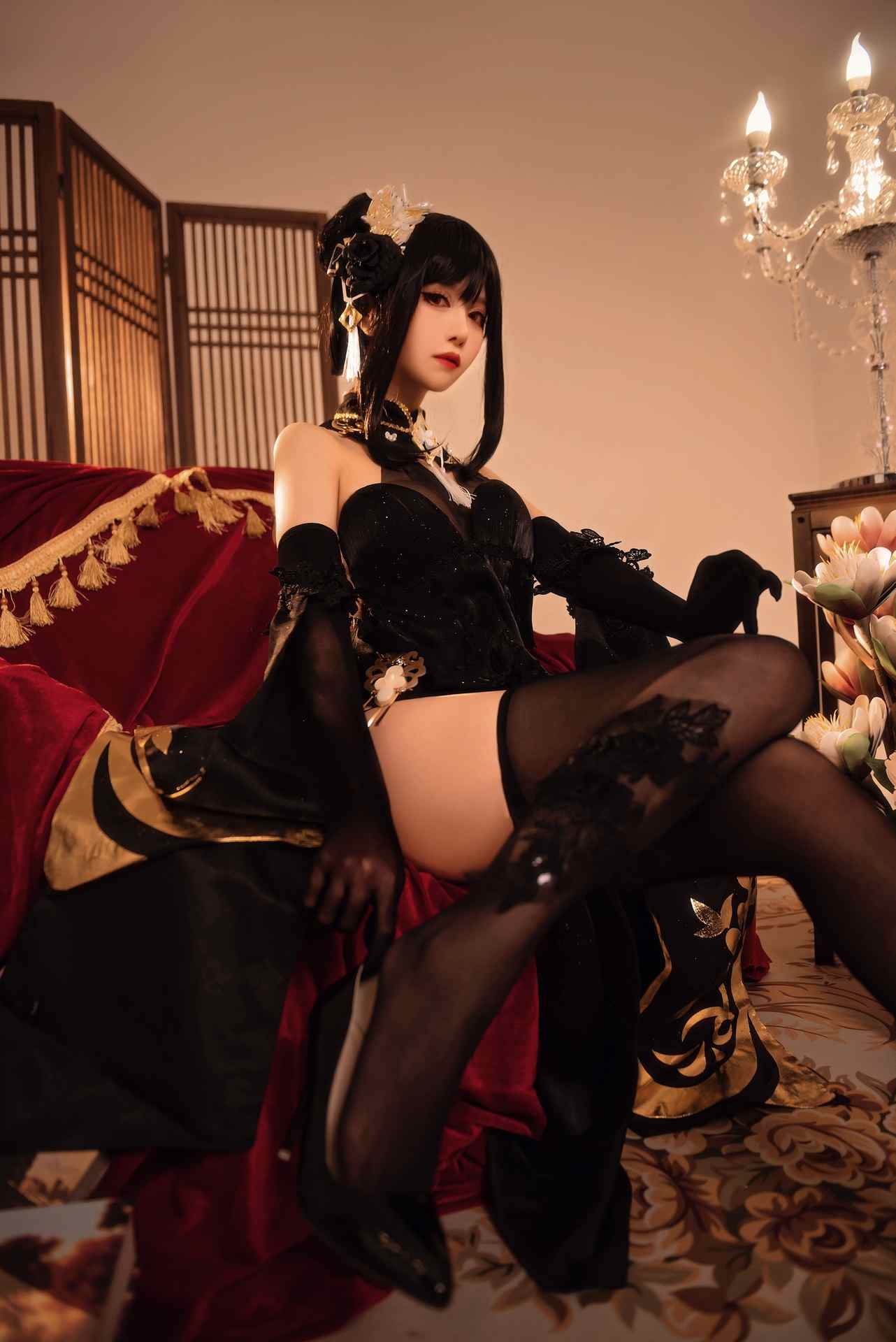 Shika小鹿鹿碧蓝航线镇海 奇奢花苑