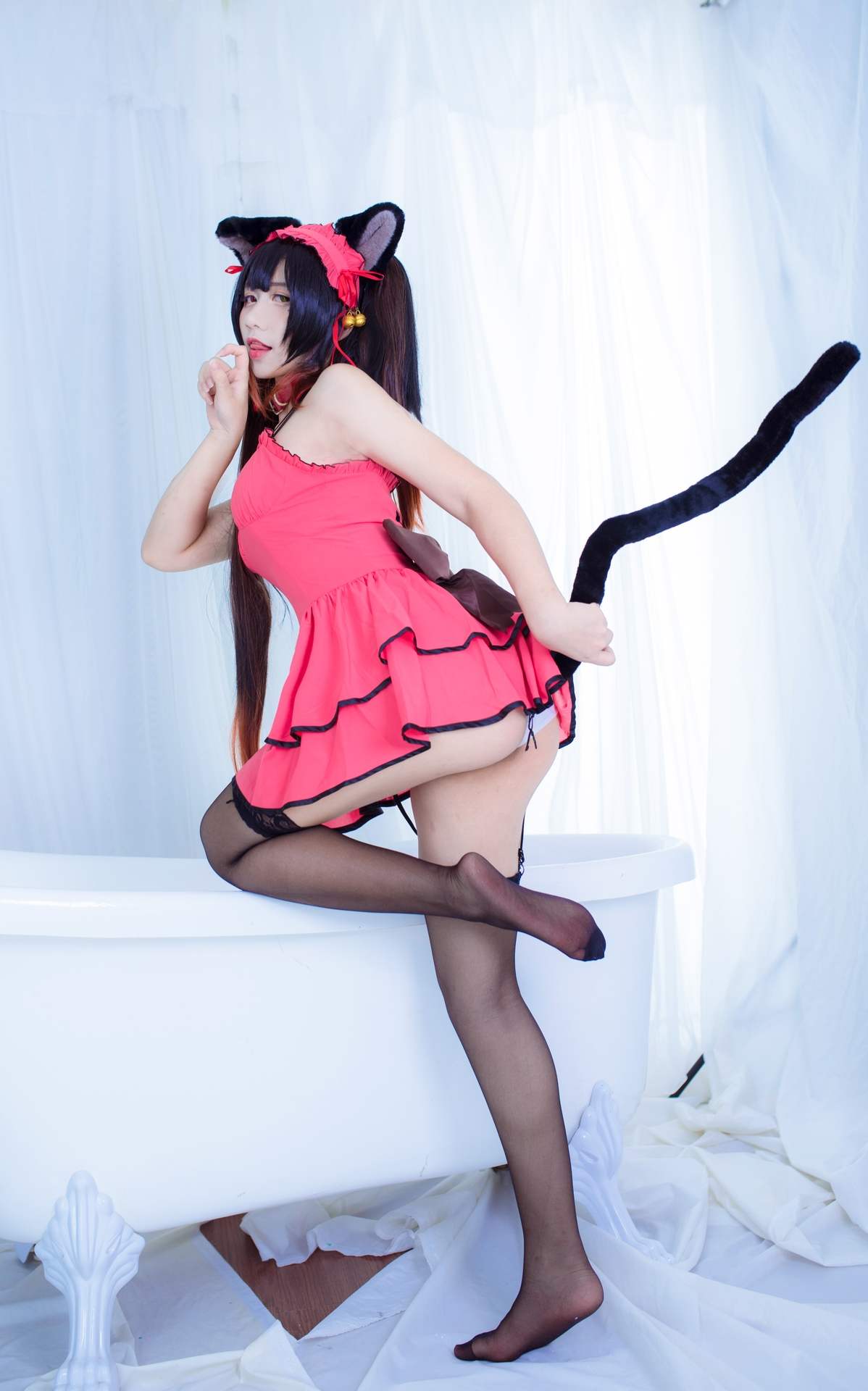 NO.007九曲Jean猫娘狂三线上艺术写真【10P】-可宝主