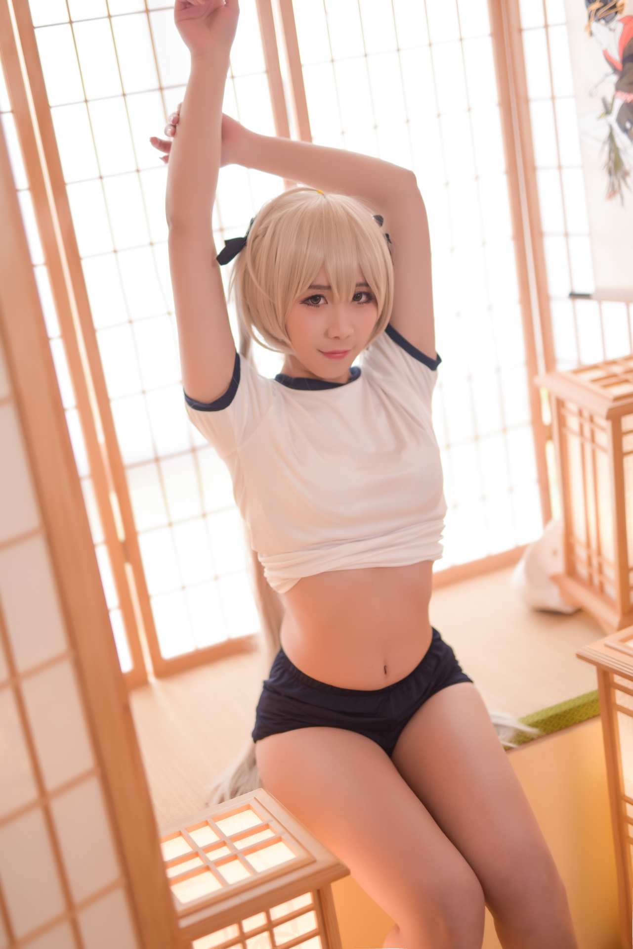 NO.019九曲Jean穹妹体操服展现美丽魅力【29P】-可宝主